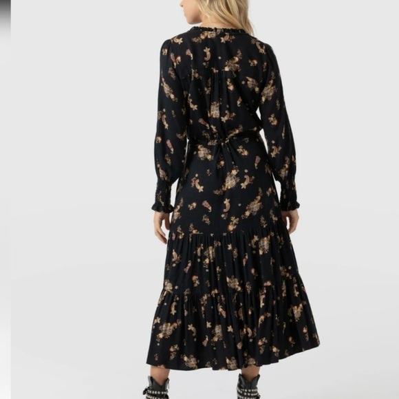 NWT Saint and Sofia Olivia Paisley Long Sleeve Dress - Picture 2 of 16